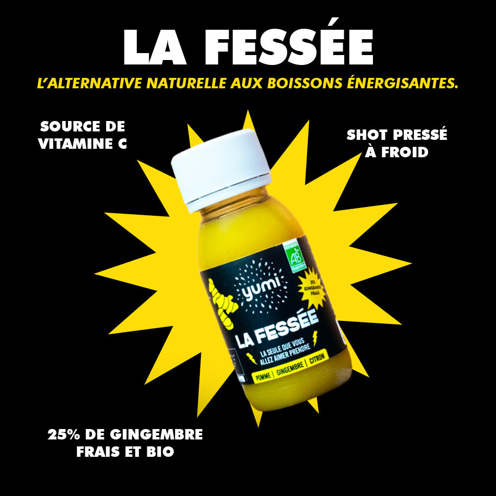 Coffret de shots de gingembre : La Fessée