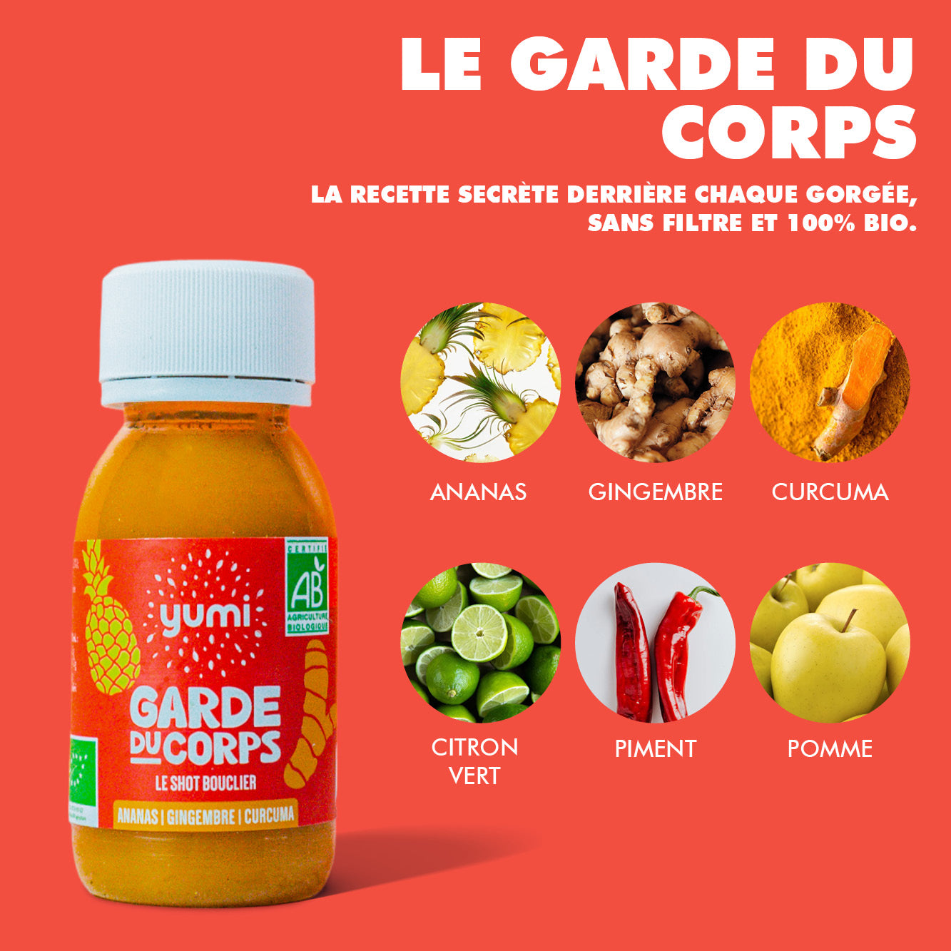 Coffret de shots de gingembre : Garde du Corps