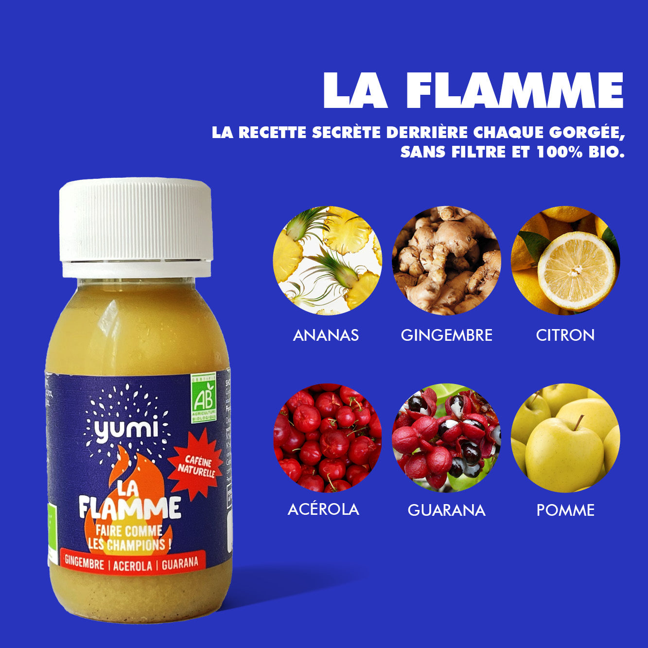 Coffret de shots de gingembre : La Flamme